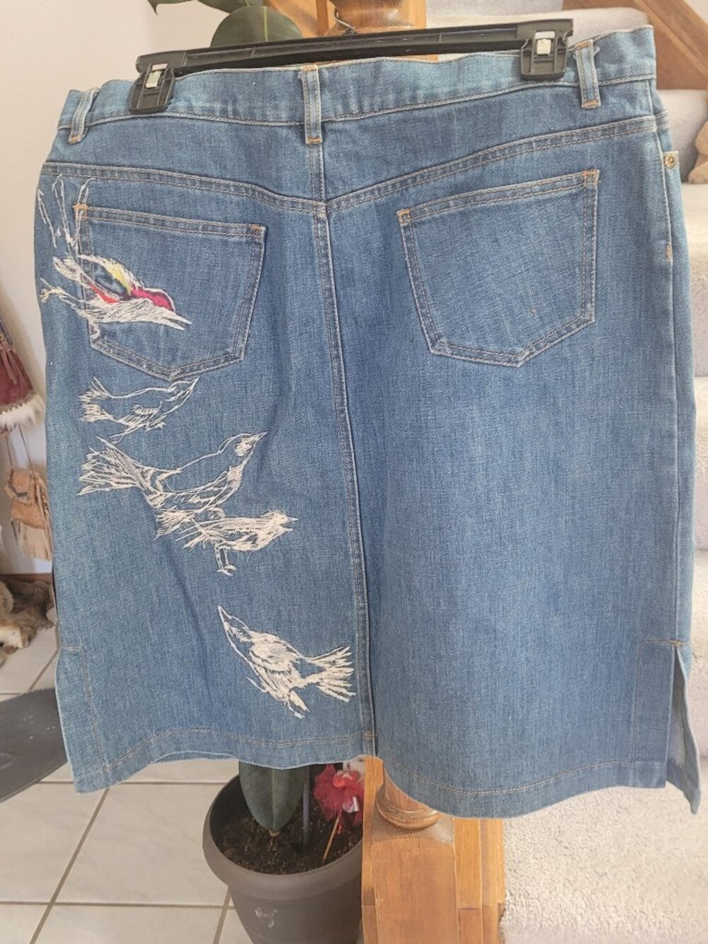 Kenzo embroidered skirt size 42